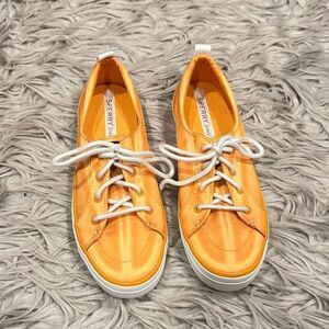 Sperry Topsider x Creamsicle Orange loafers 7.5